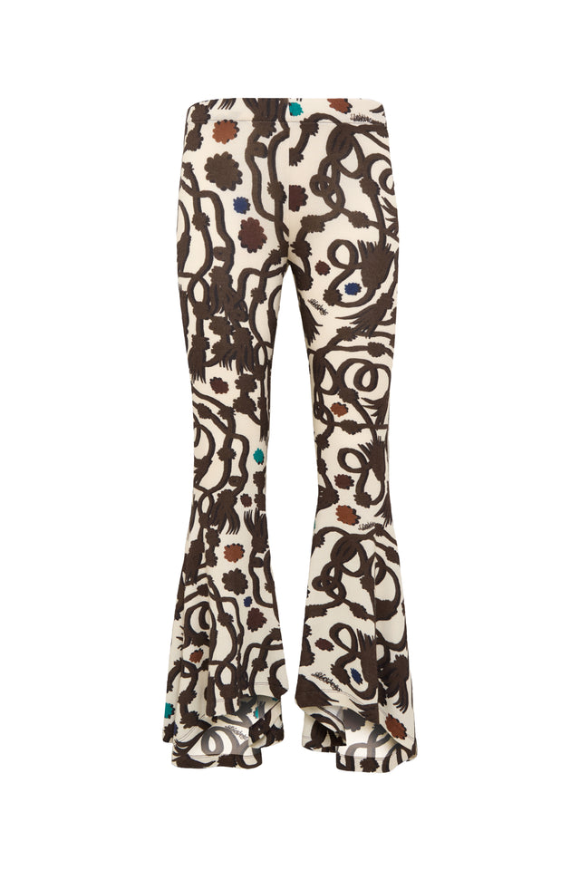 JESLYNN - Printed relaxed pants