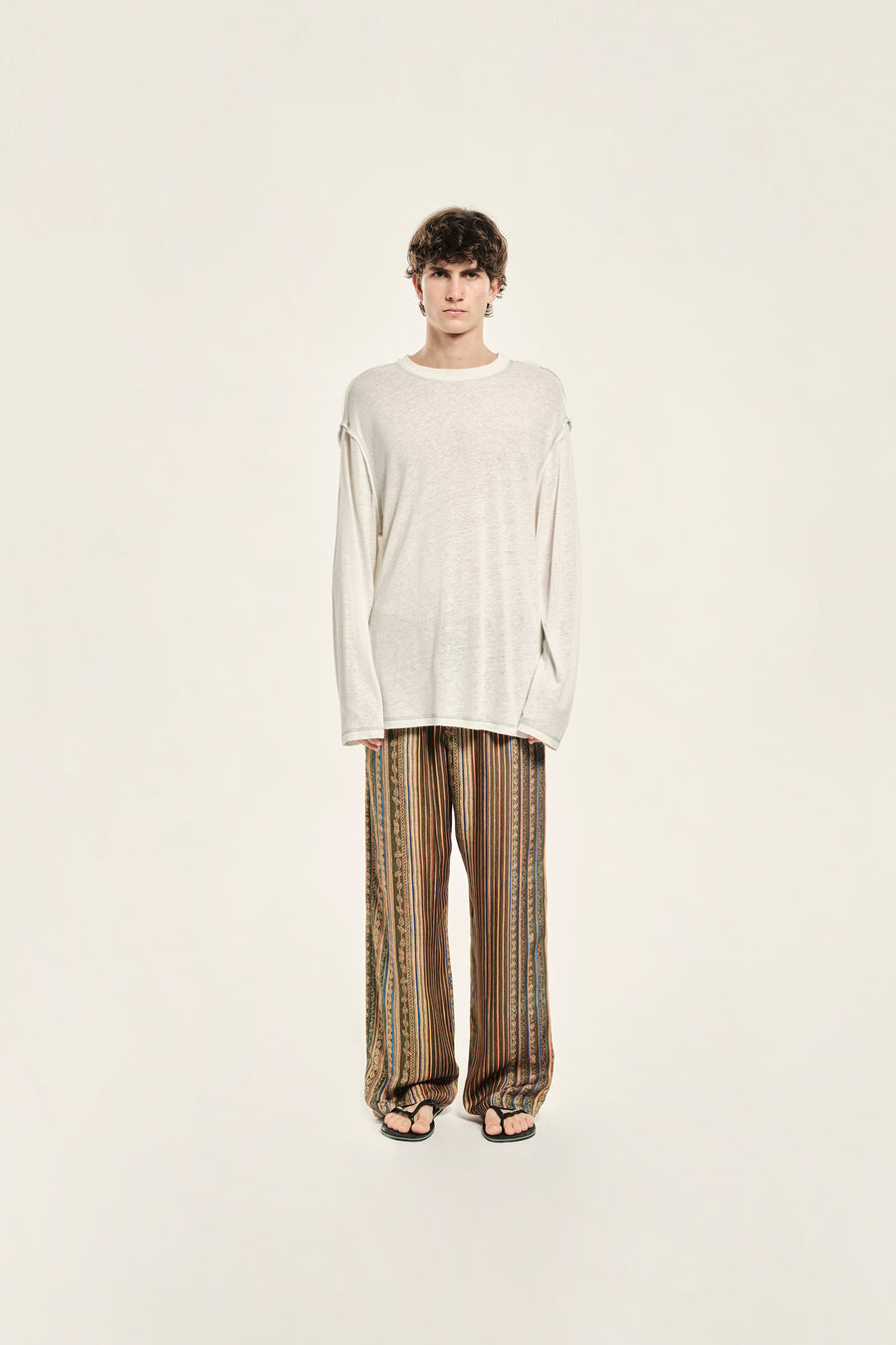 MASON - Straight-leg printed drawstring pants