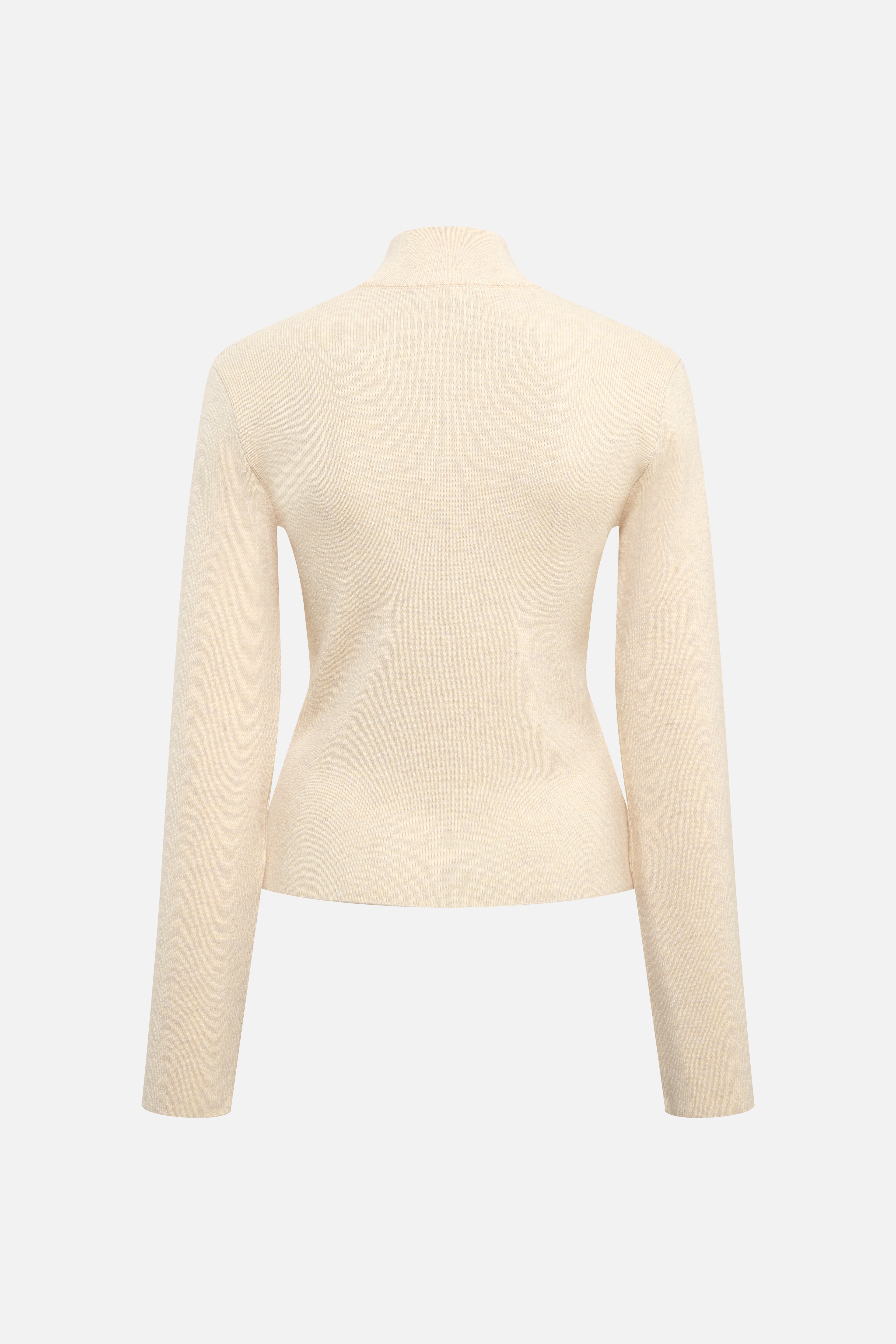 ELORA - High neck cashmere-wool knit