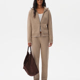 THEKLA - Drawstring knit jogger pants with stitch detailing