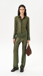 ALEXIUM - Sequin sheer pants
