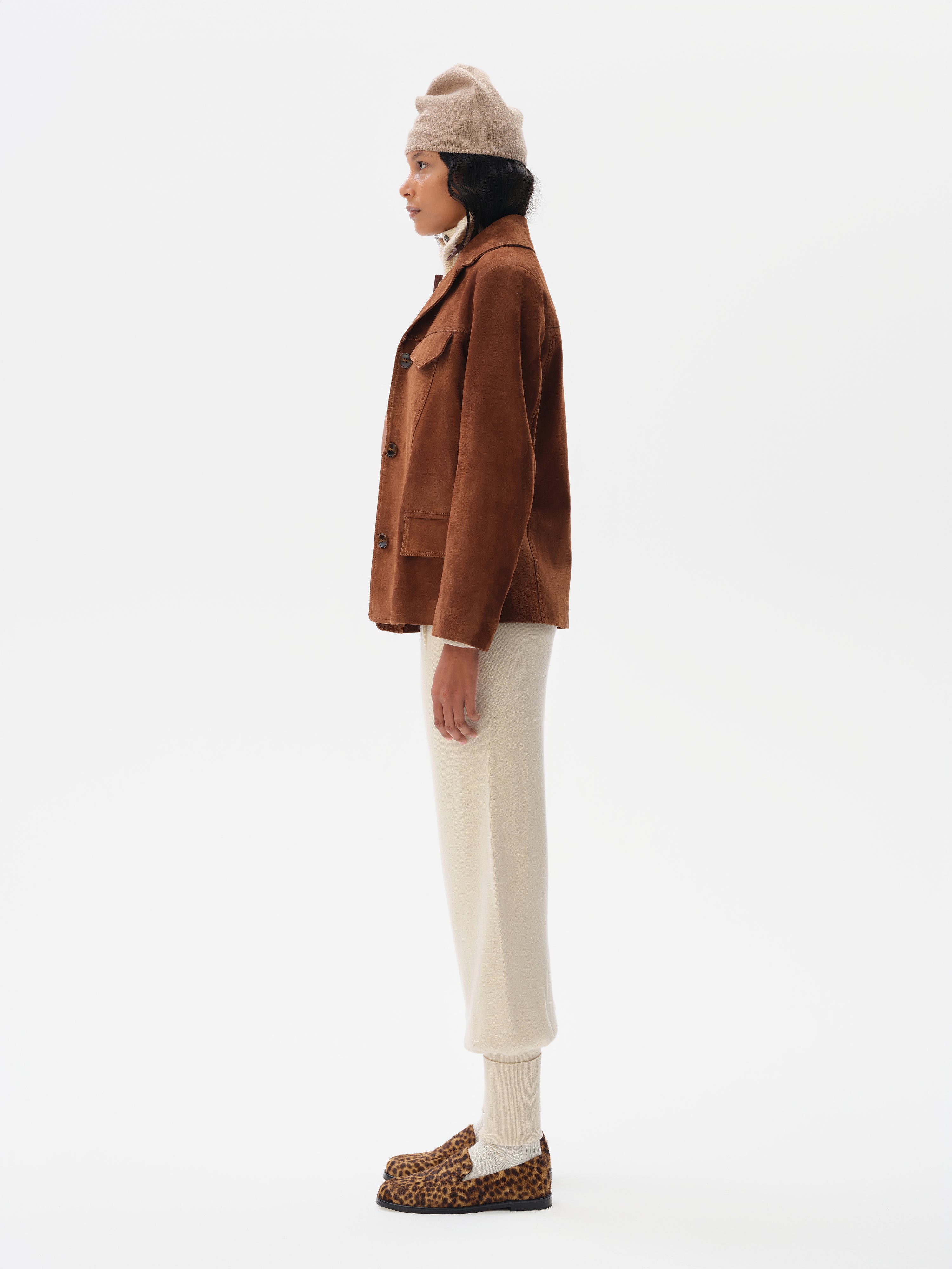 ROSENA - Pleated knit harem pants