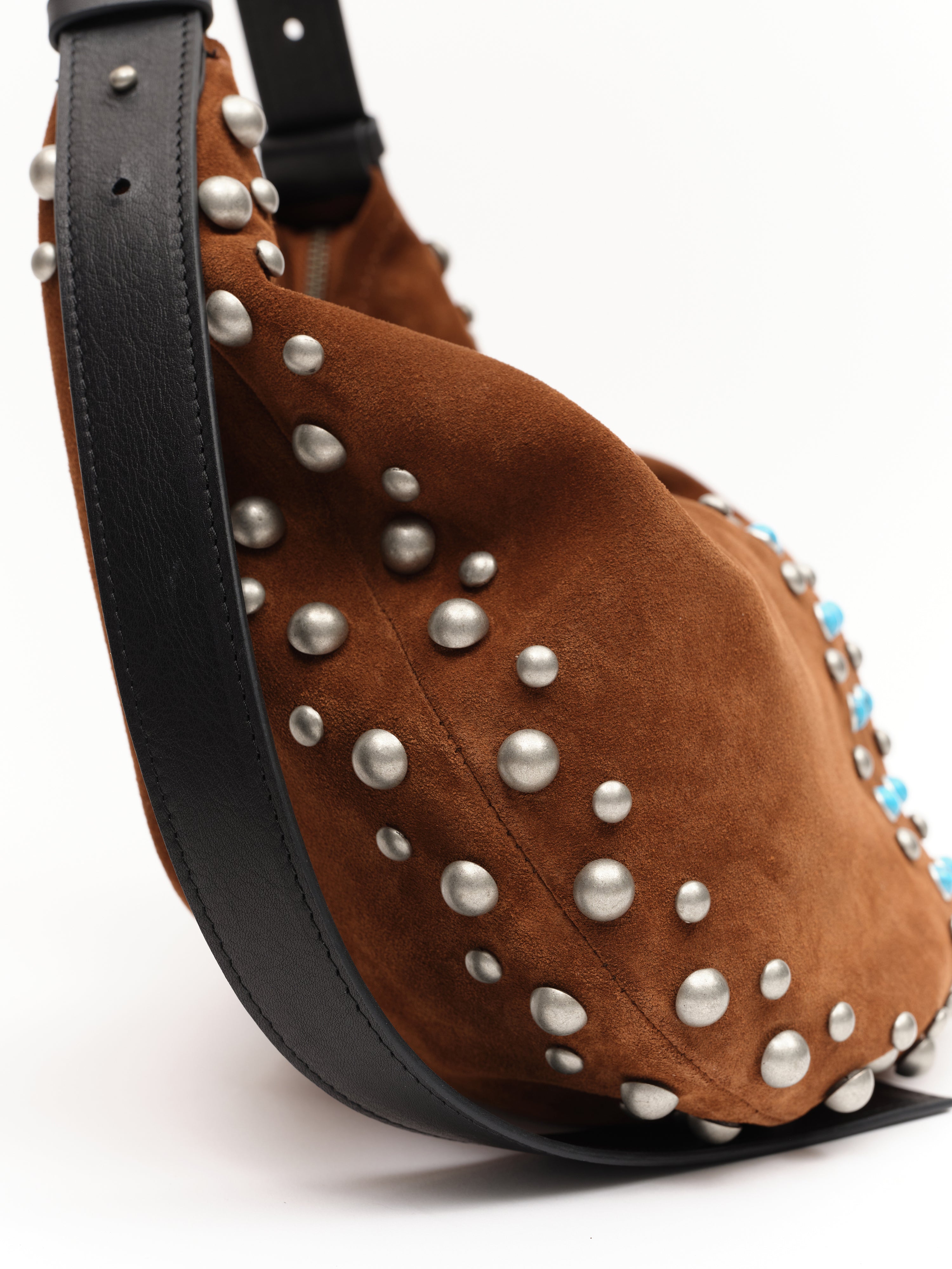 MONA - Studded hobo bag with adjustable strap