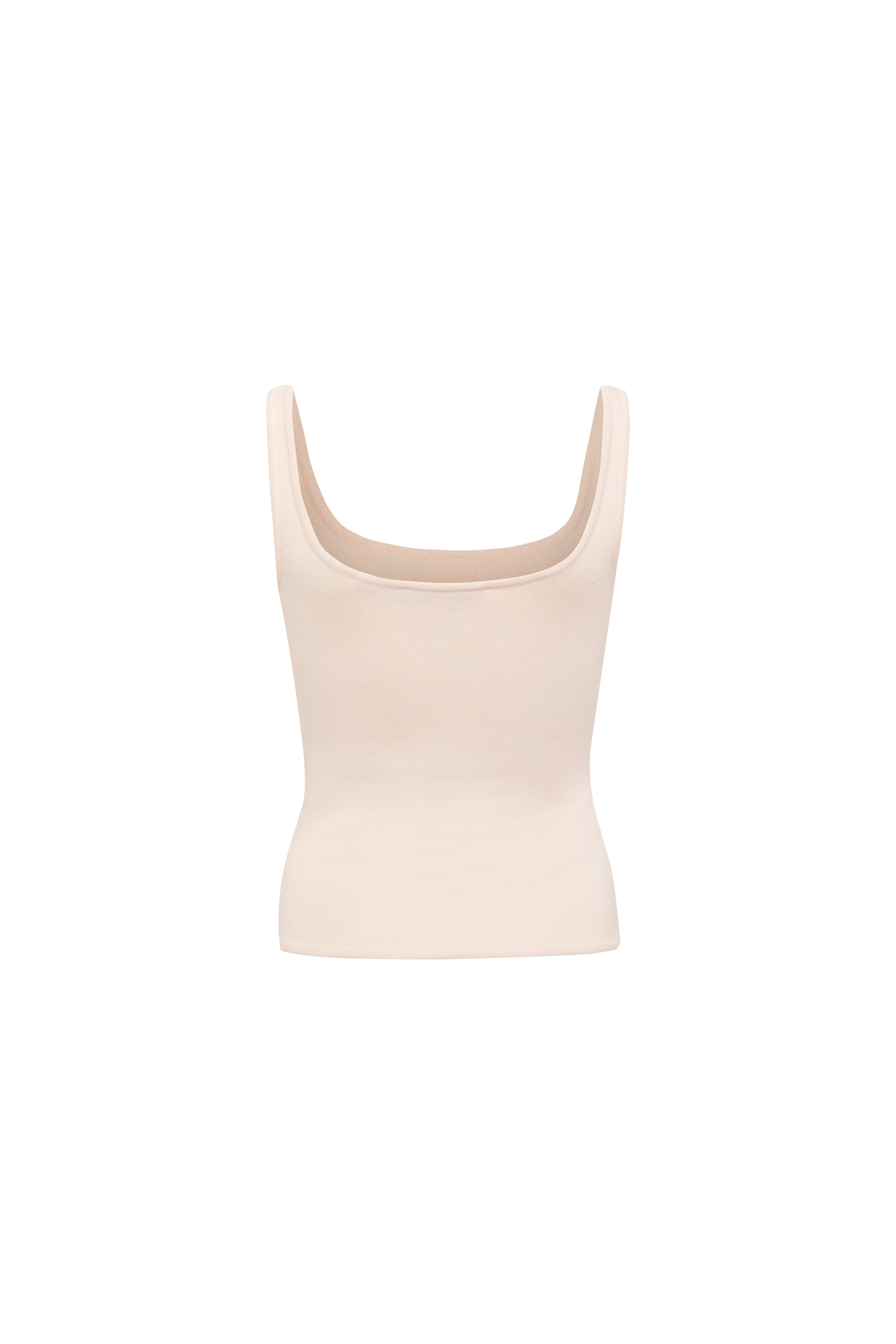 CALI - Embellished square neck top