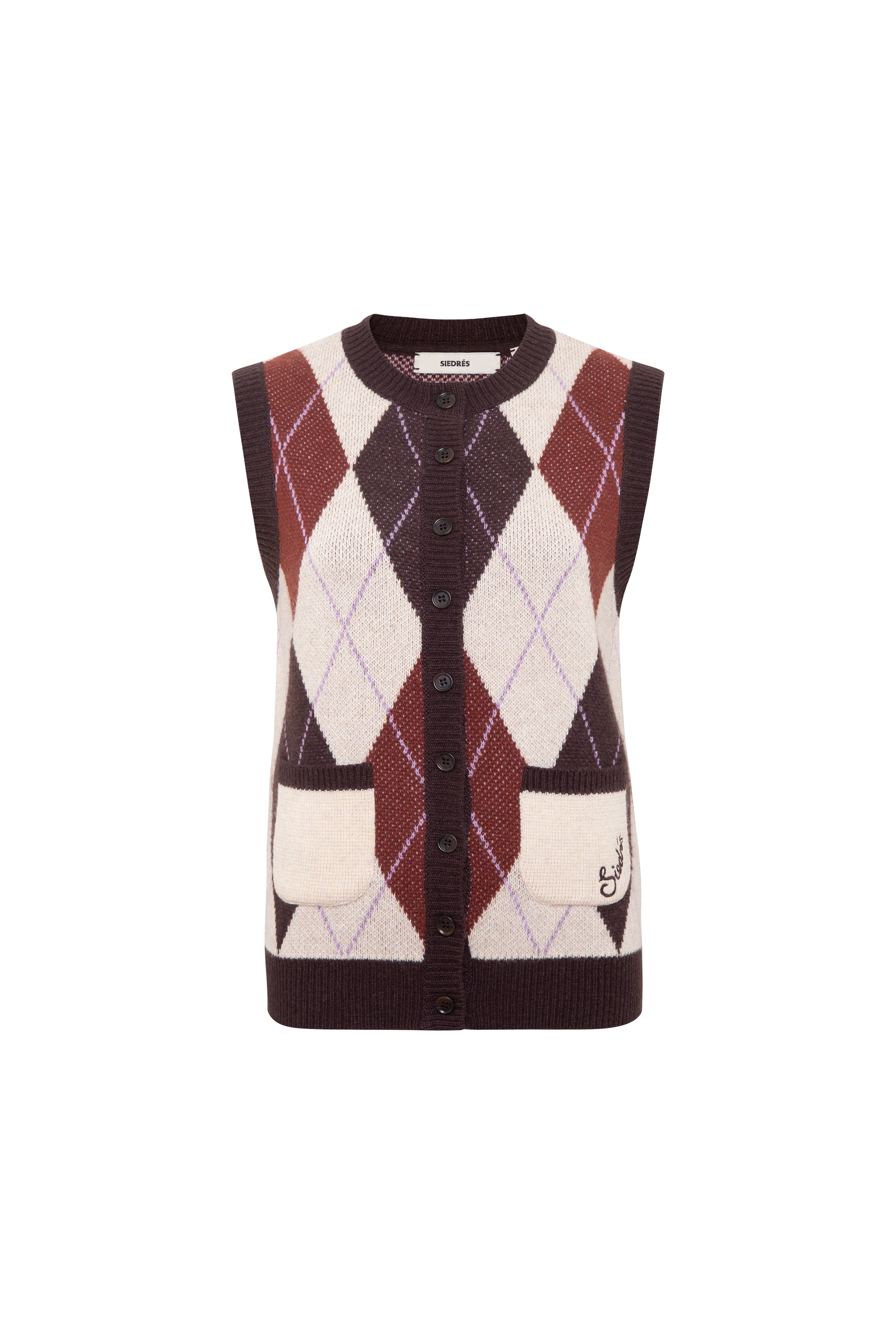 CARINA - Sleeveless knit vest