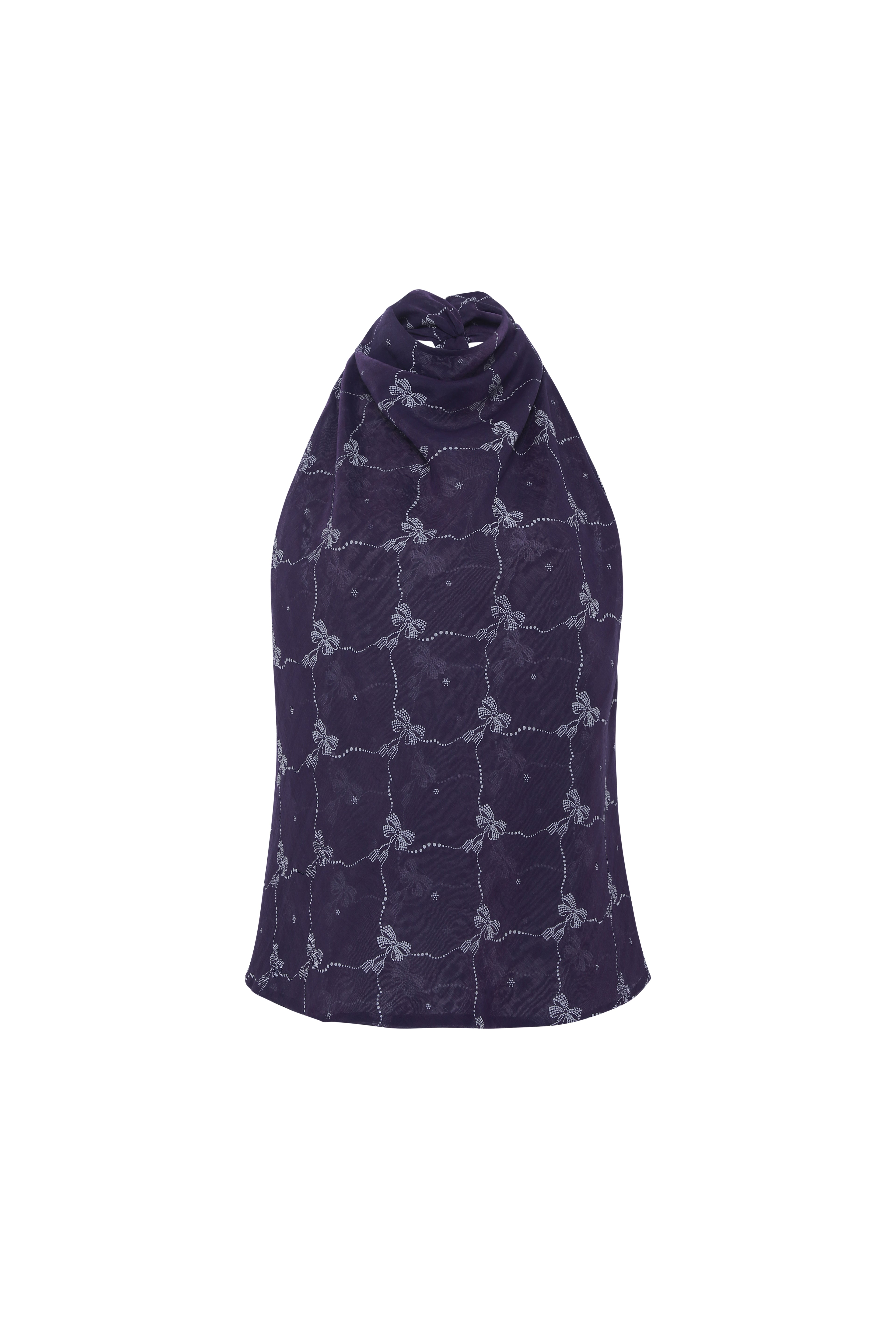 CLEM - Open-back draped top