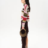 DOMNA - Striped knit turtleneck sweater