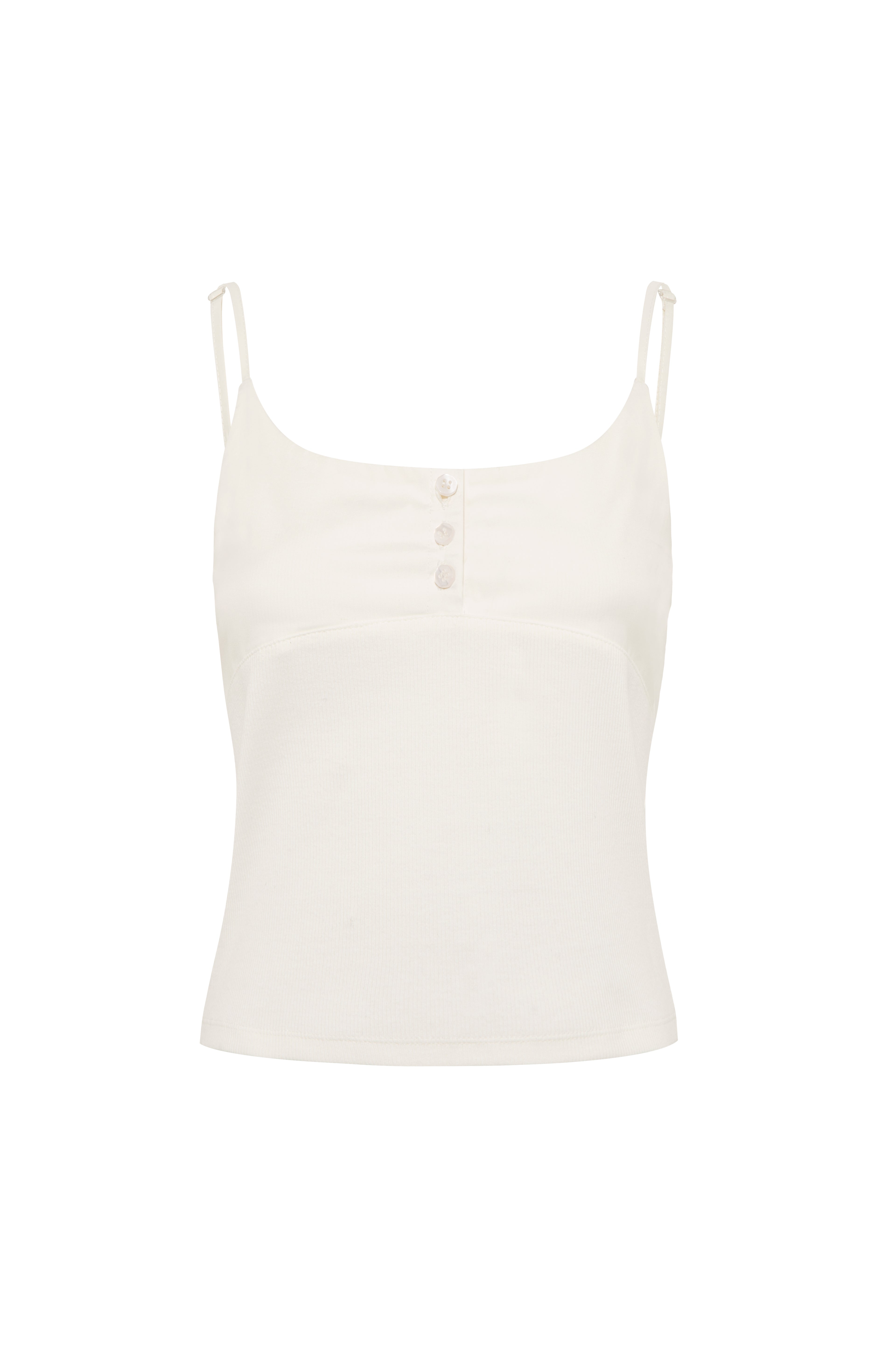 DUBY - Low neck tank top