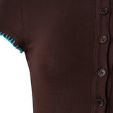 DUNIE - Blanket-stitched playsuit