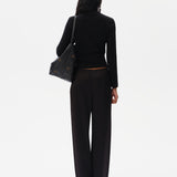 ELORA - High neck cashmere-wool knit