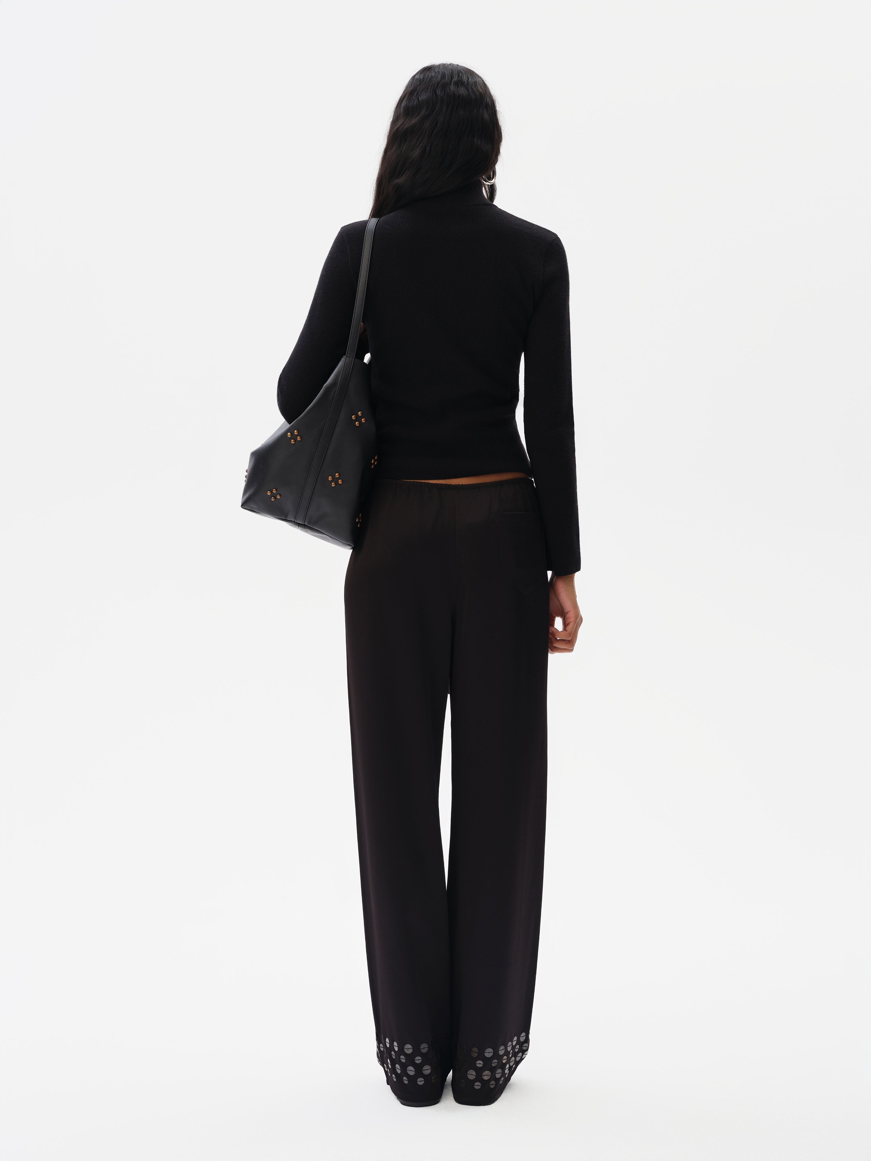 ELORA - High neck cashmere-wool knit