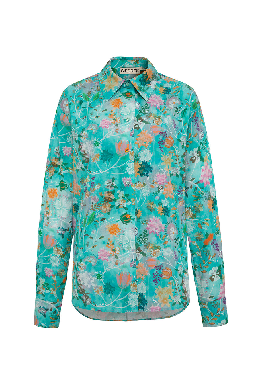ESME - Floral poplin shirt