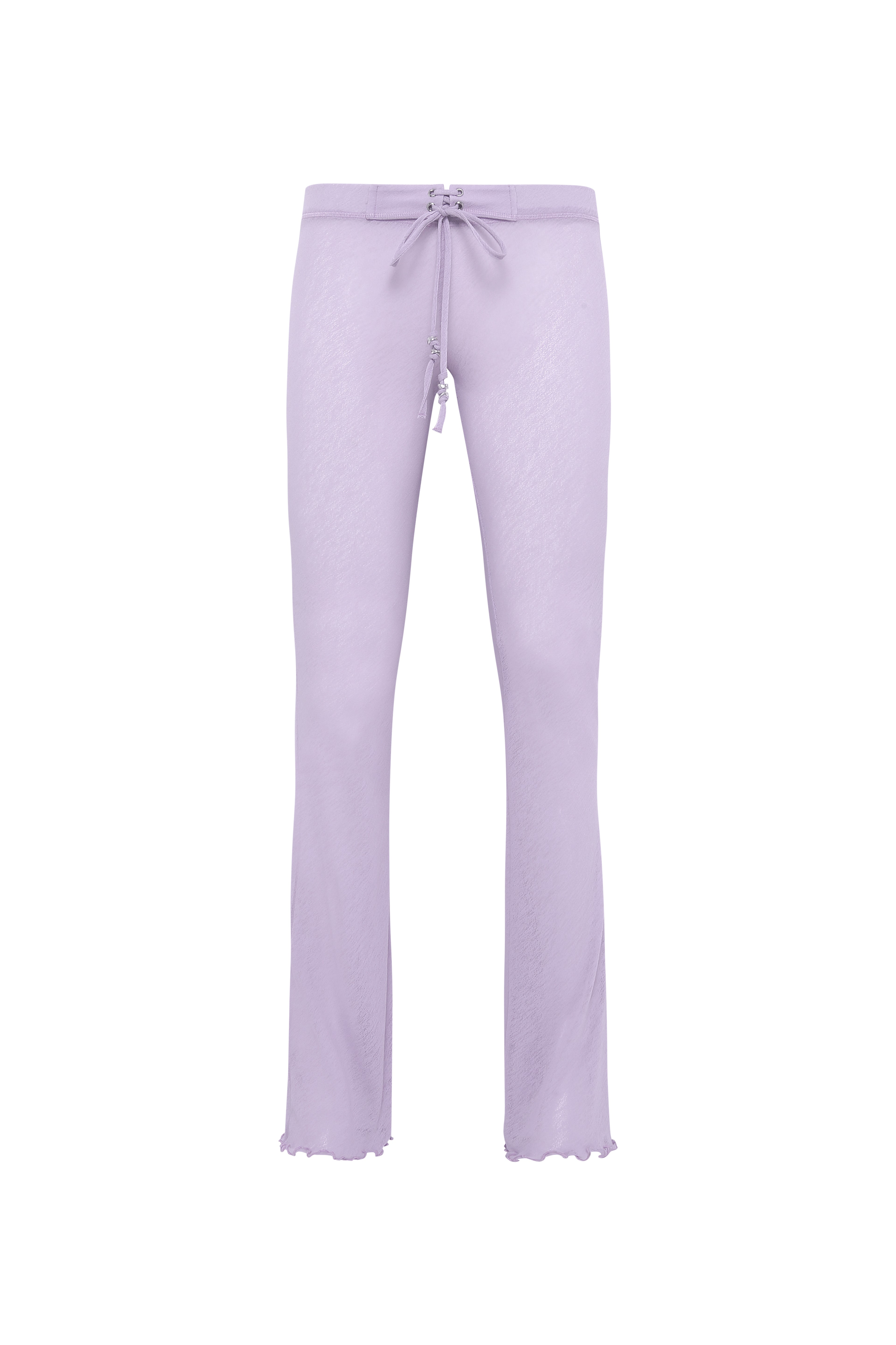 FLO - Semi sheer full length pants with drawcord