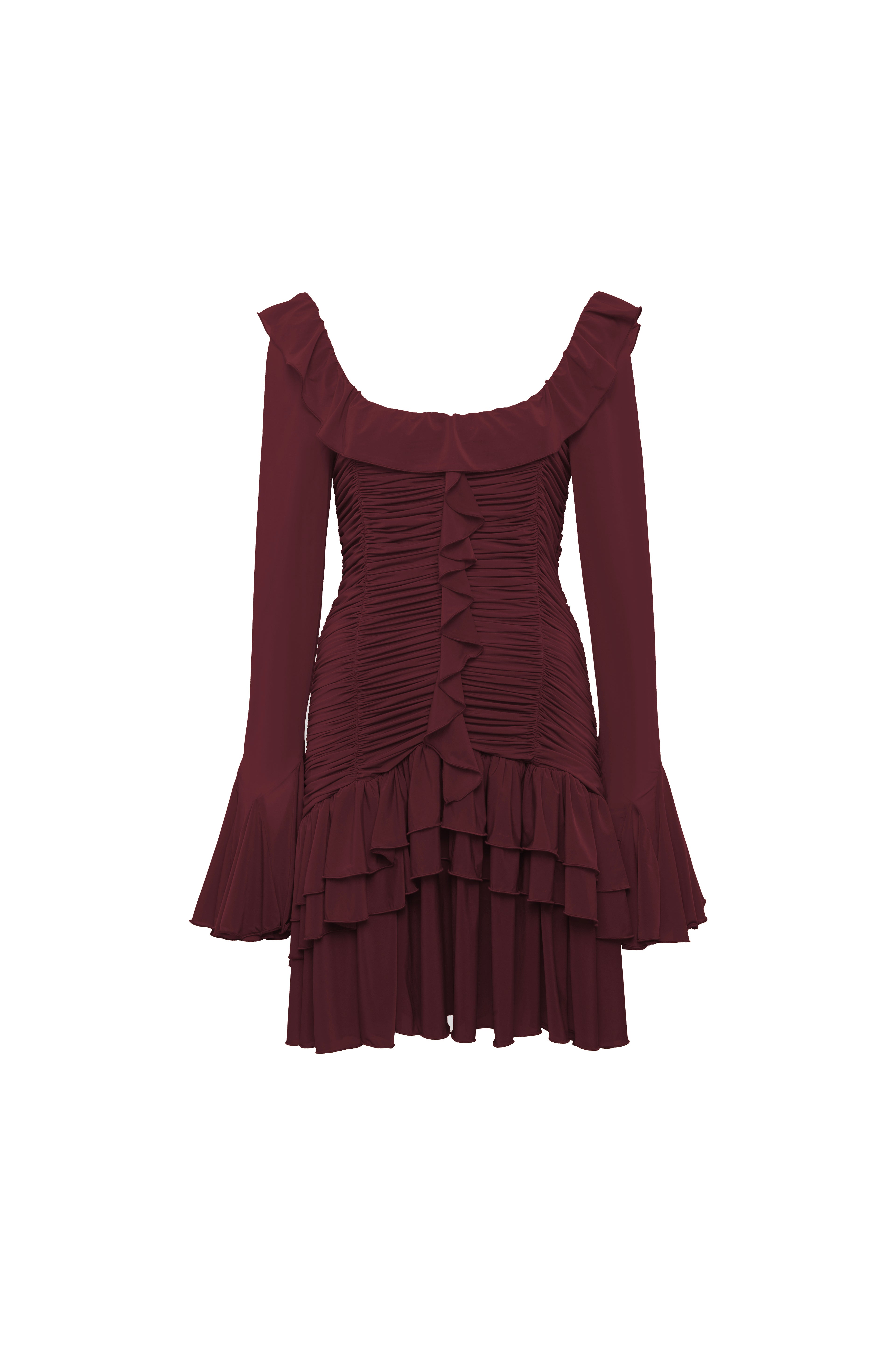 GEMMY - Mini dress with layered ruffle detail