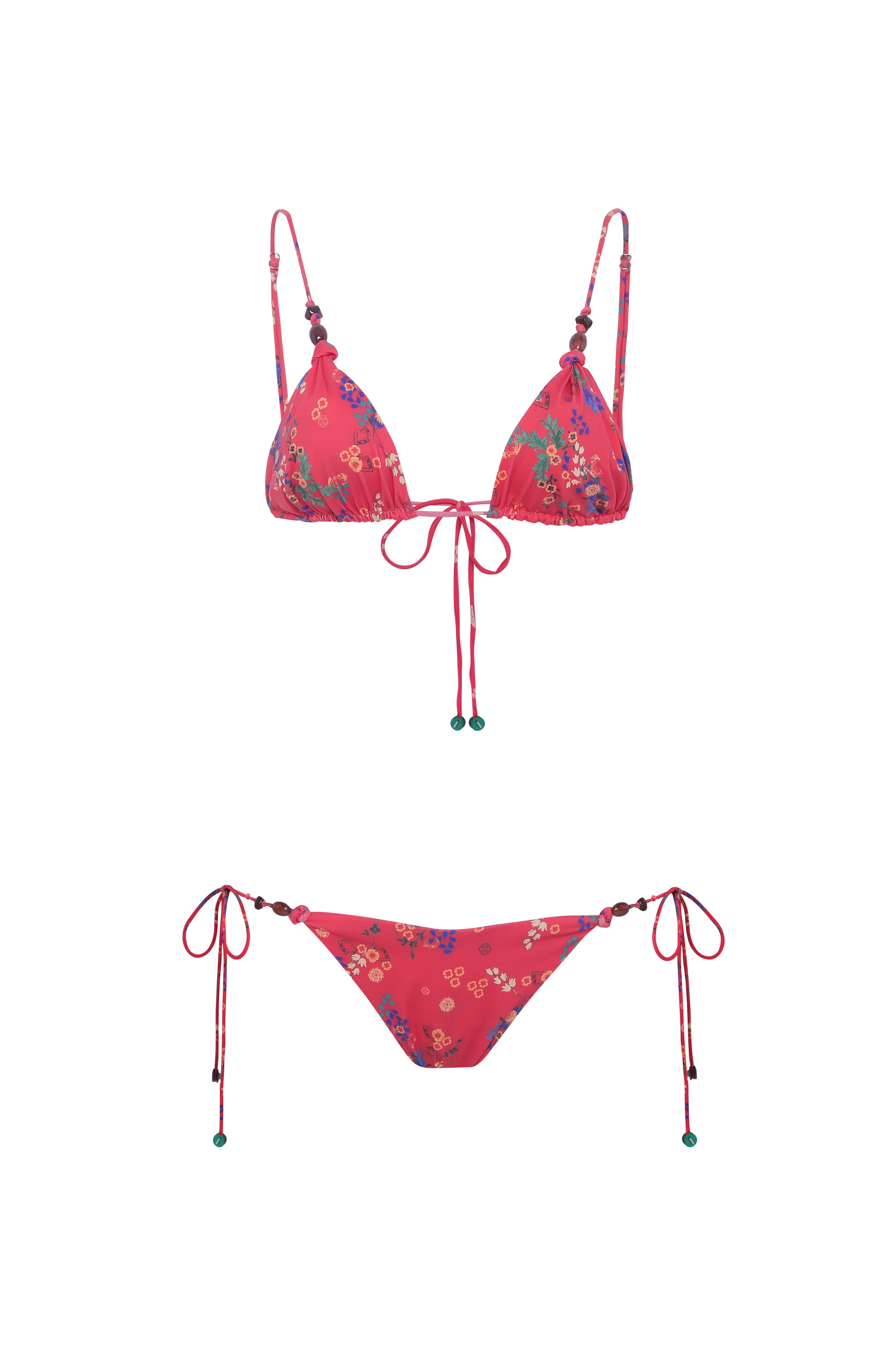GIA - Printed triangle bikini top
