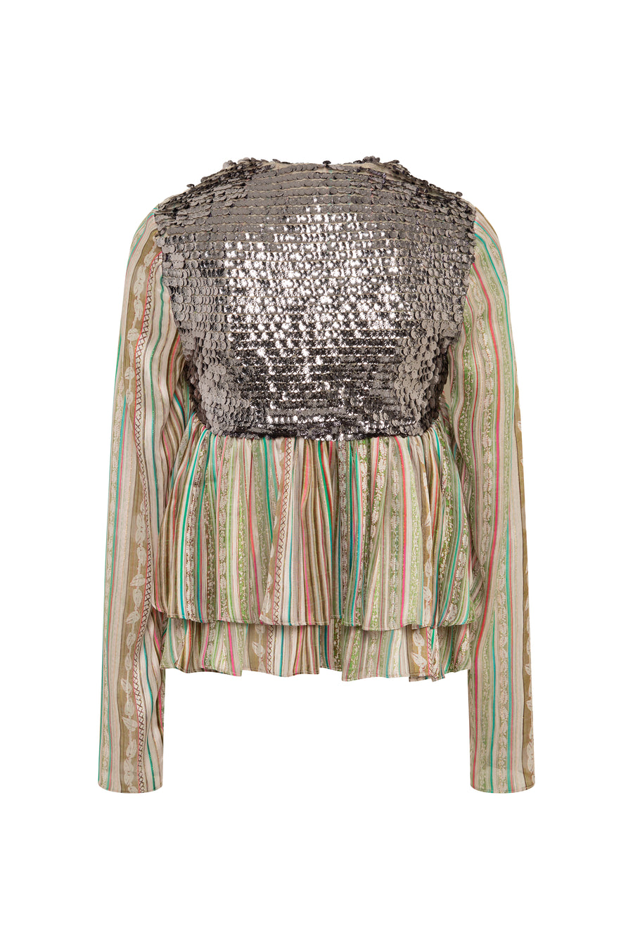 HALE - Sequin detailed layered blouse