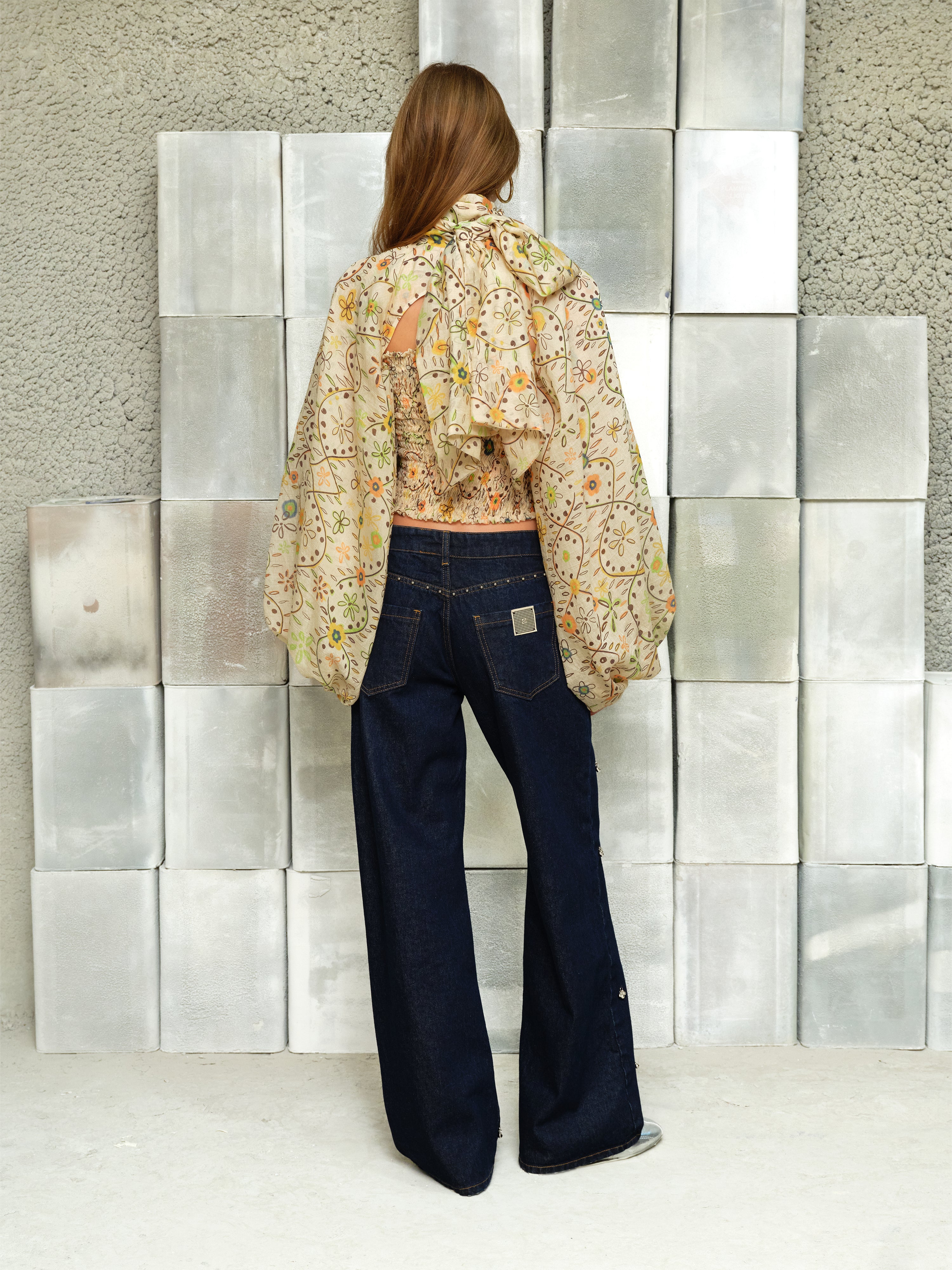 HARLY - Embellished straight-leg jeans