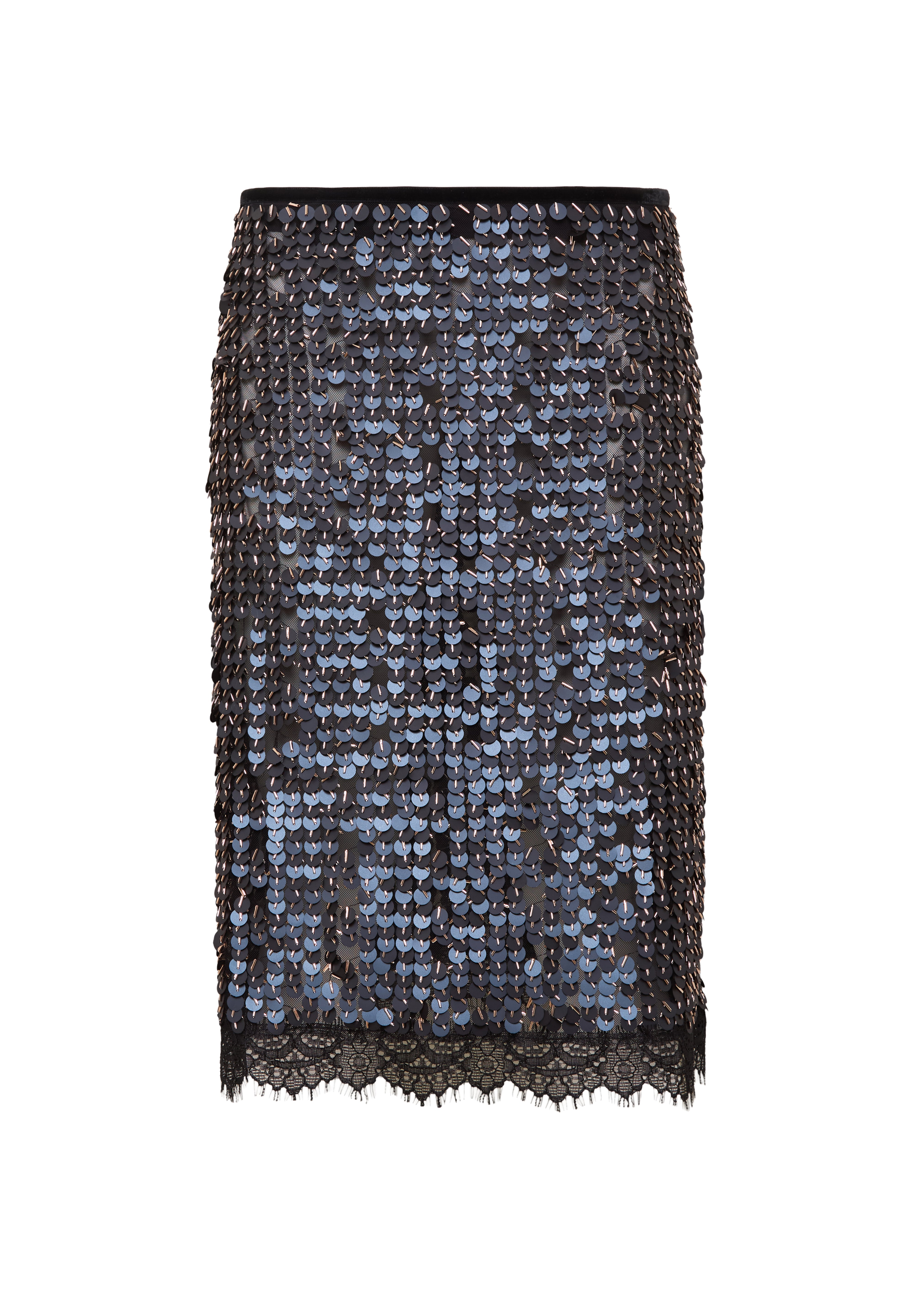 HELENE - Sequin embellished midi skirt