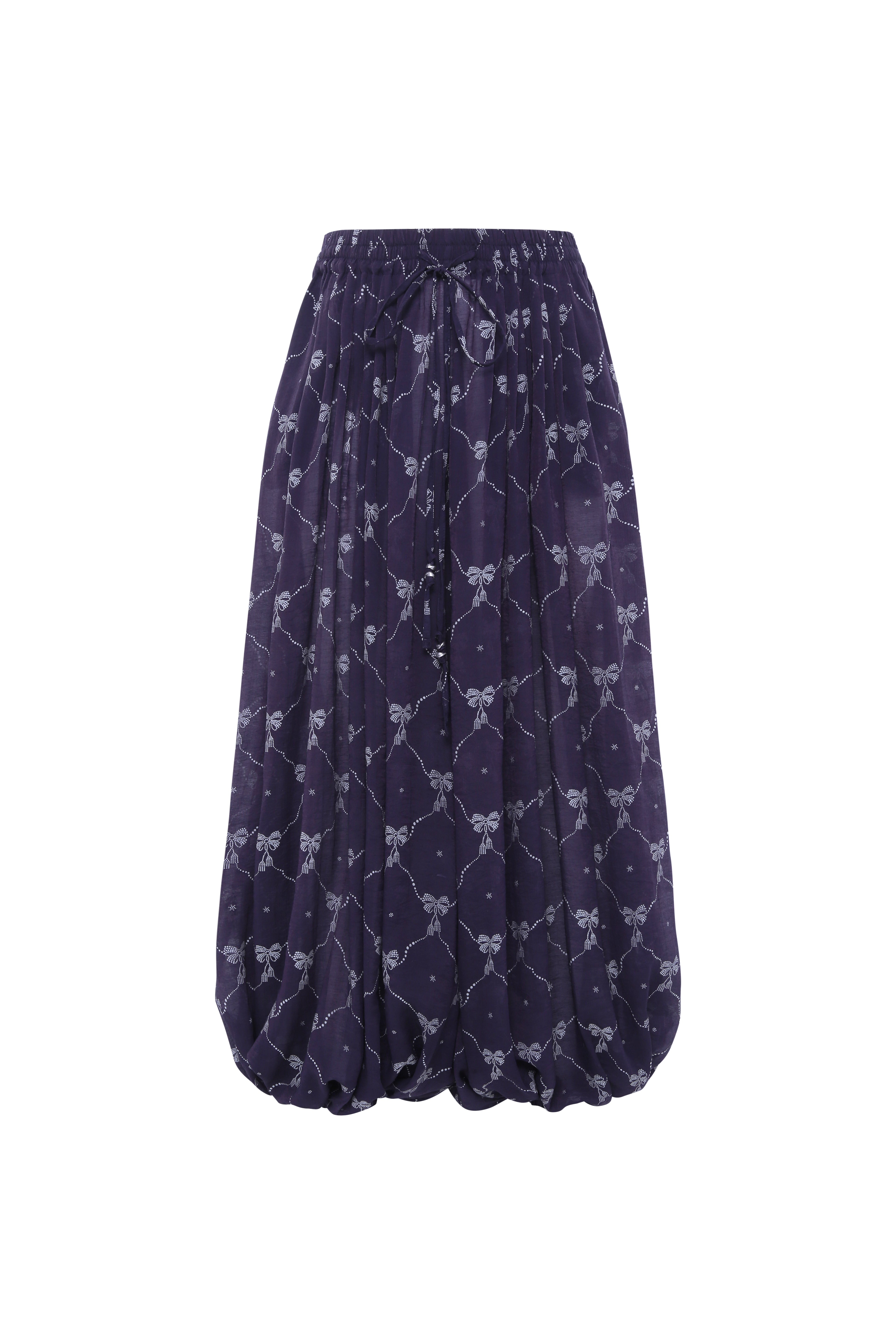 HELIA - Printed voile balloon pants