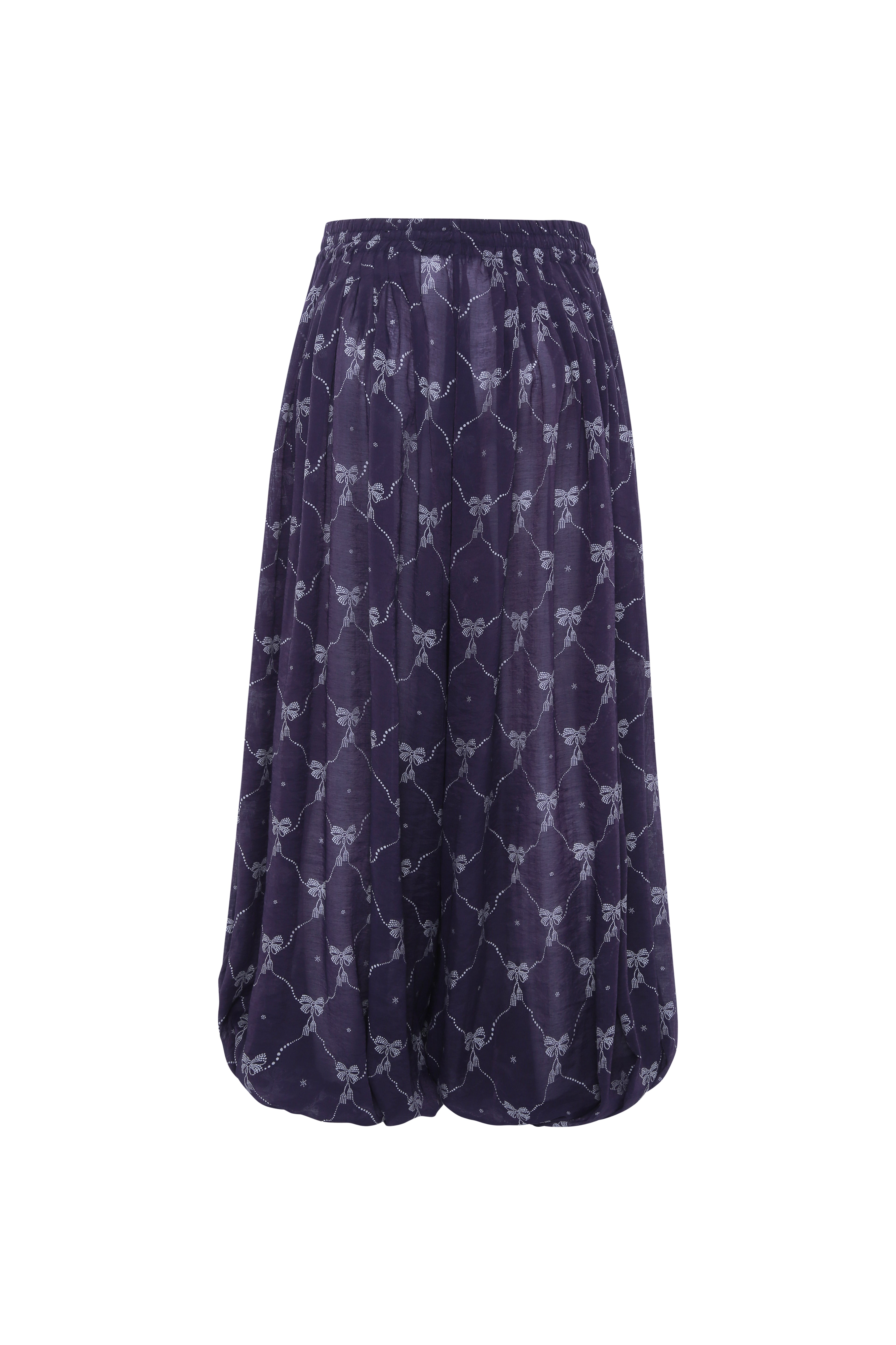 HELIA - Printed voile balloon pants