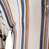 IRA - Striped knit polo top