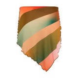 JULES - Sun-ray printed asymmetric mini skirt