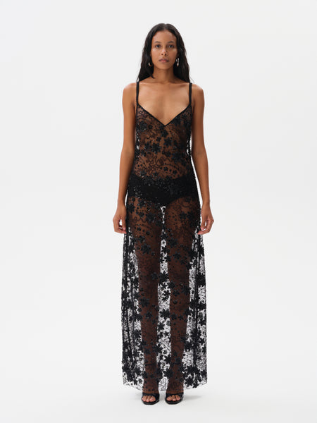 emersyn midi lace dress - white Eliana Midi Dress White Lace L main image 1