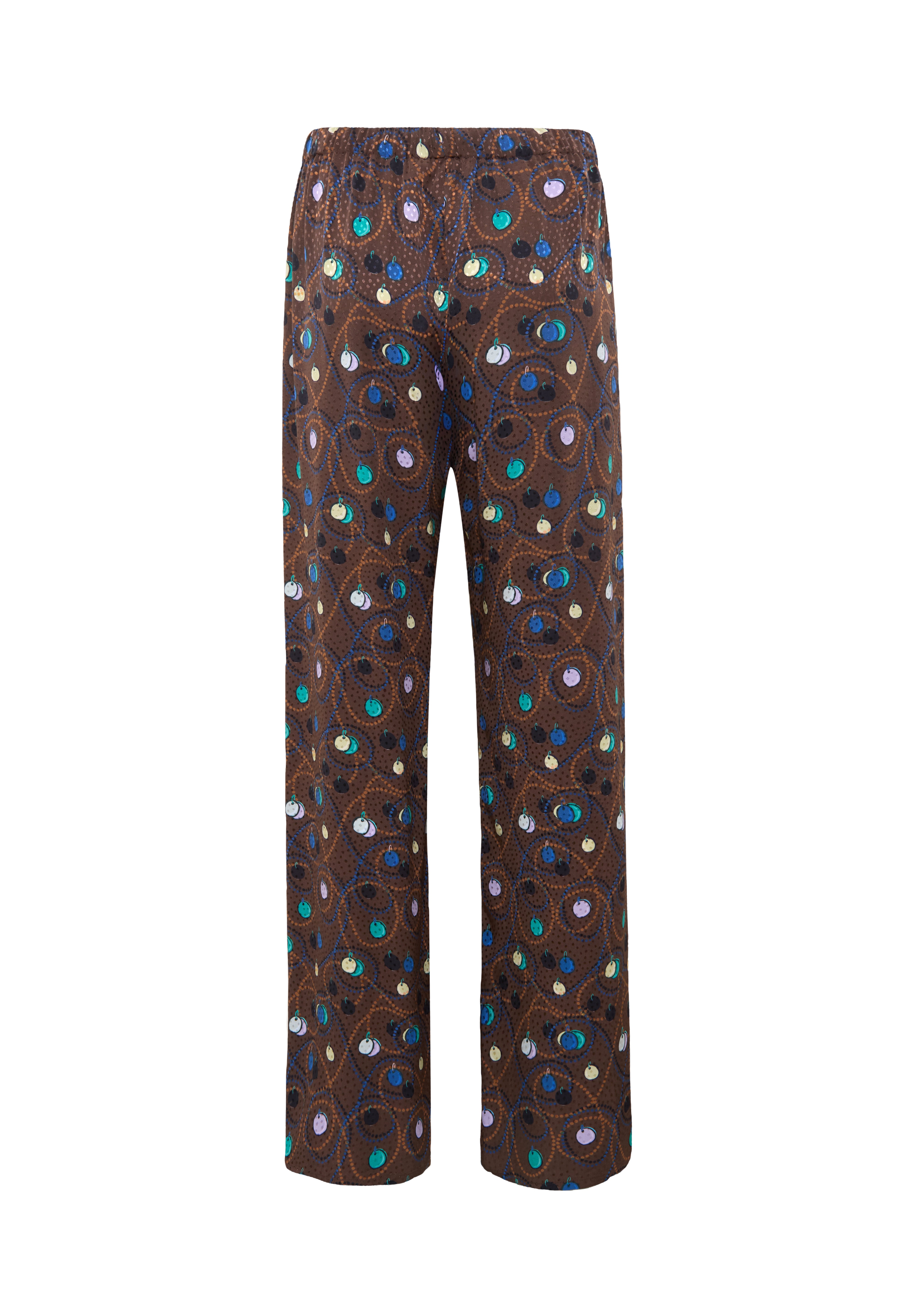 MANOCE - Printed wide-leg pant