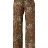 MANOCE - Wide-leg drawstring satin pants