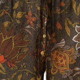 MANOCE - Wide-leg drawstring satin pants