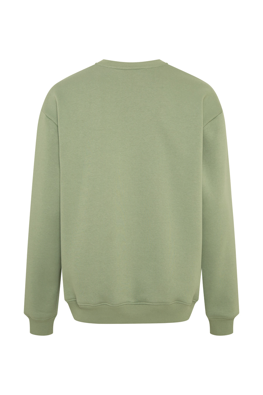 MARC - Crewneck ribbed sweatshirt with patch detail