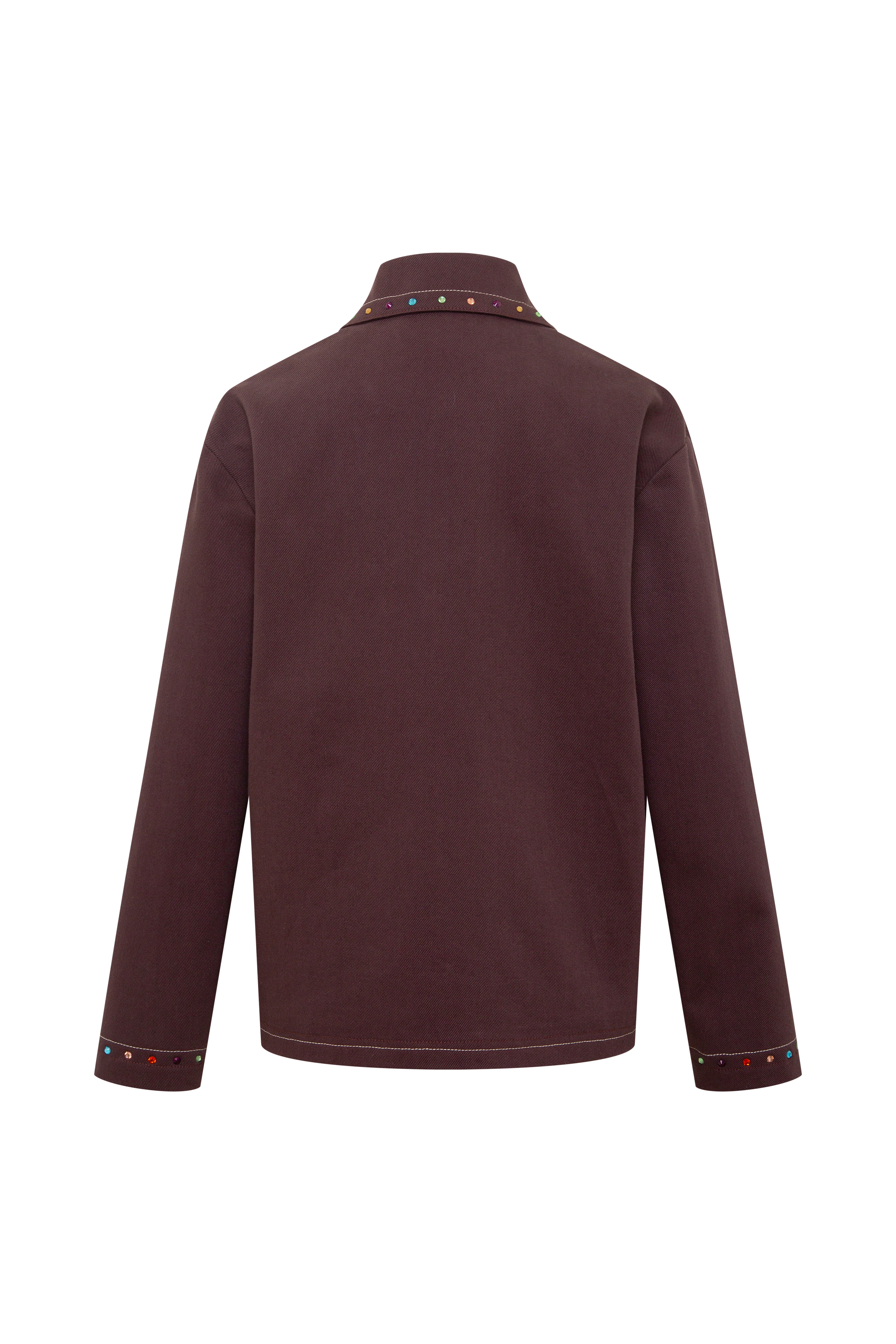 METZY - Embellished jacket with sticth detailing