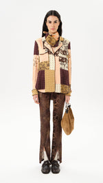 MICLA - Patchwork satin button-down