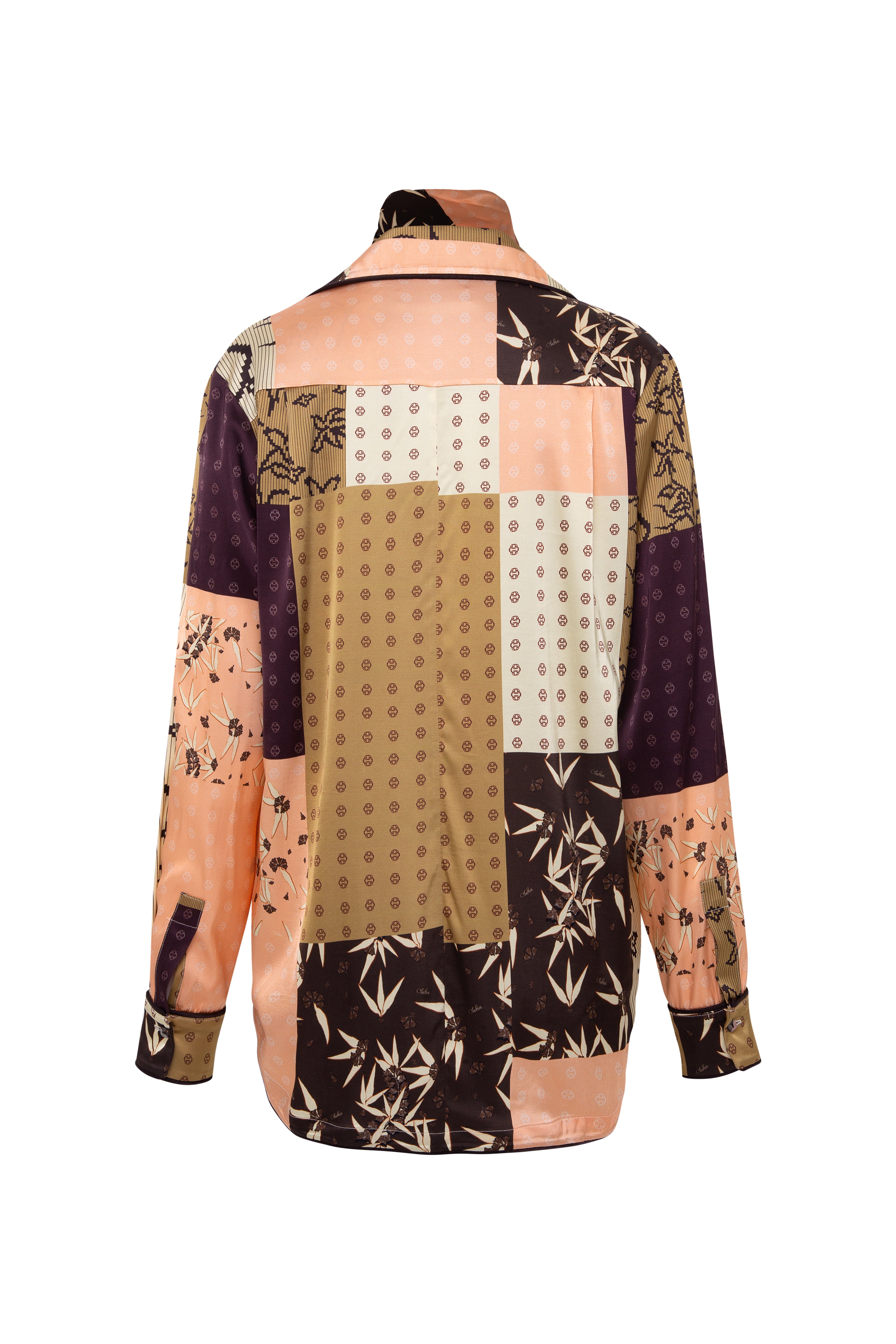 MICLA - Patchwork satin button-down