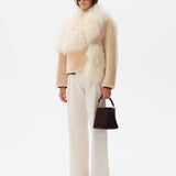 MINI SIERRA - Mini handbag with woven top handle