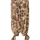 MISHKA - Floral-printed low-waist cuff-detailed harem pants