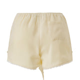 MOJJA - Lace and bow detailed mini shorts