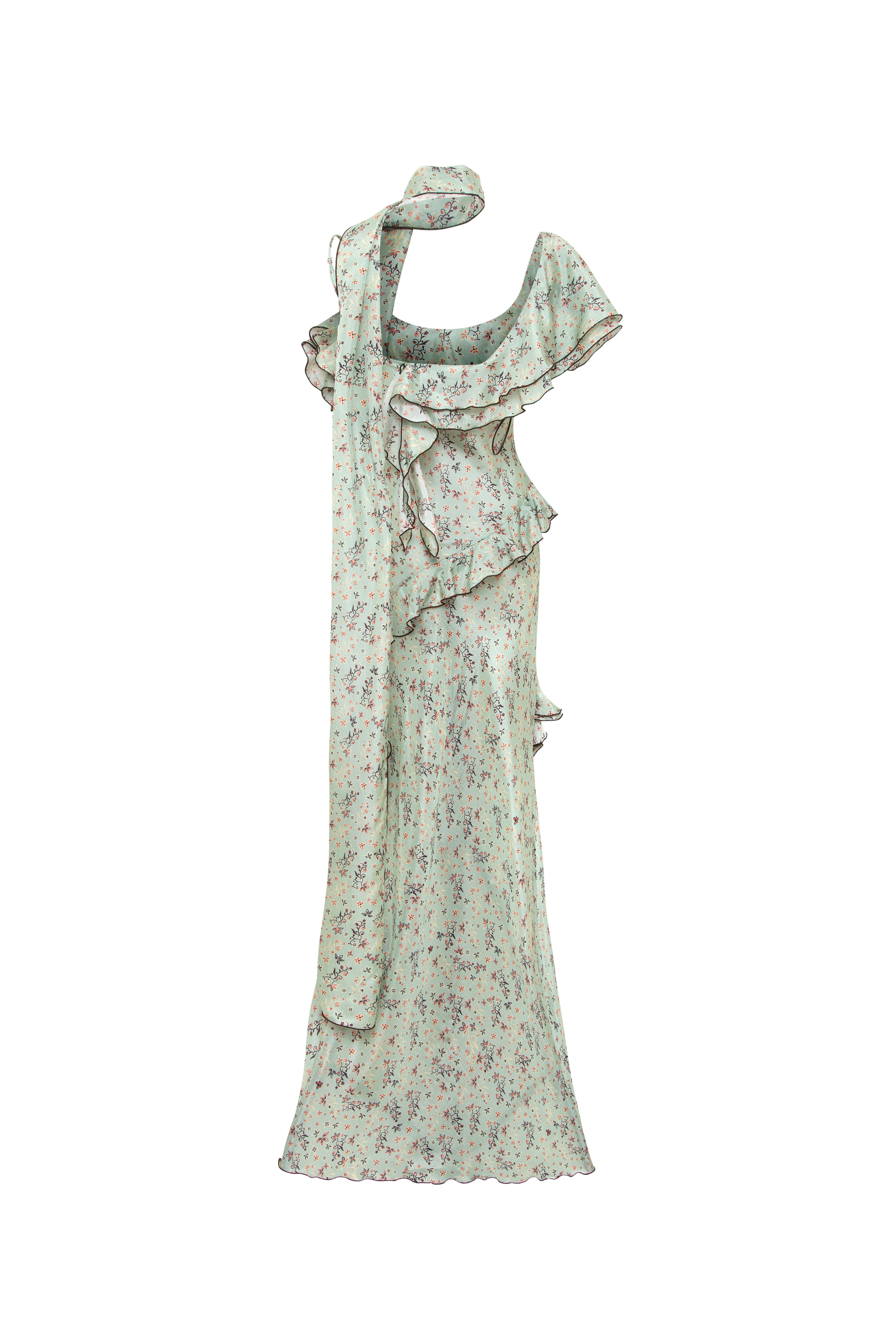 MONICA - Floral printed maxi dress