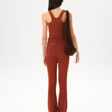 NOTRE - Flared knit pants with studs