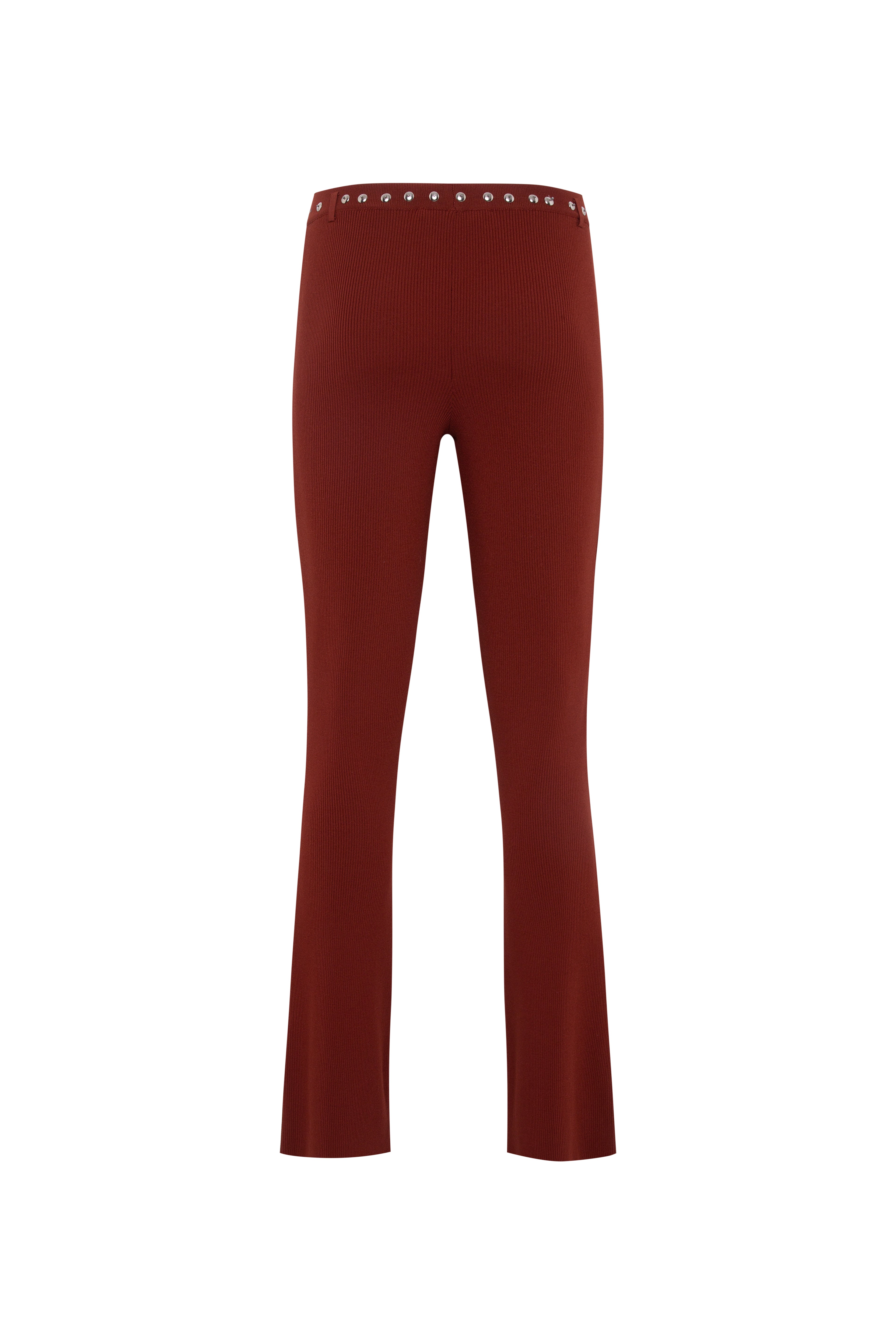 NOTRE - Flared knit pants with studs