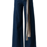 ODETTE - Wide-leg jeans with a chain detail