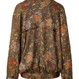 POLCA - Floral-printed oversized bomber jacket