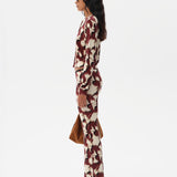 FLO - Printed jersey flare pants