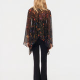 NOTRE - Flare-leg knit pants with scarf detail