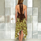 RILEY - Printed asymmetric skirt