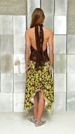 RILEY - Printed asymmetric skirt