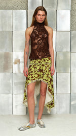 RILEY - Printed asymmetric skirt