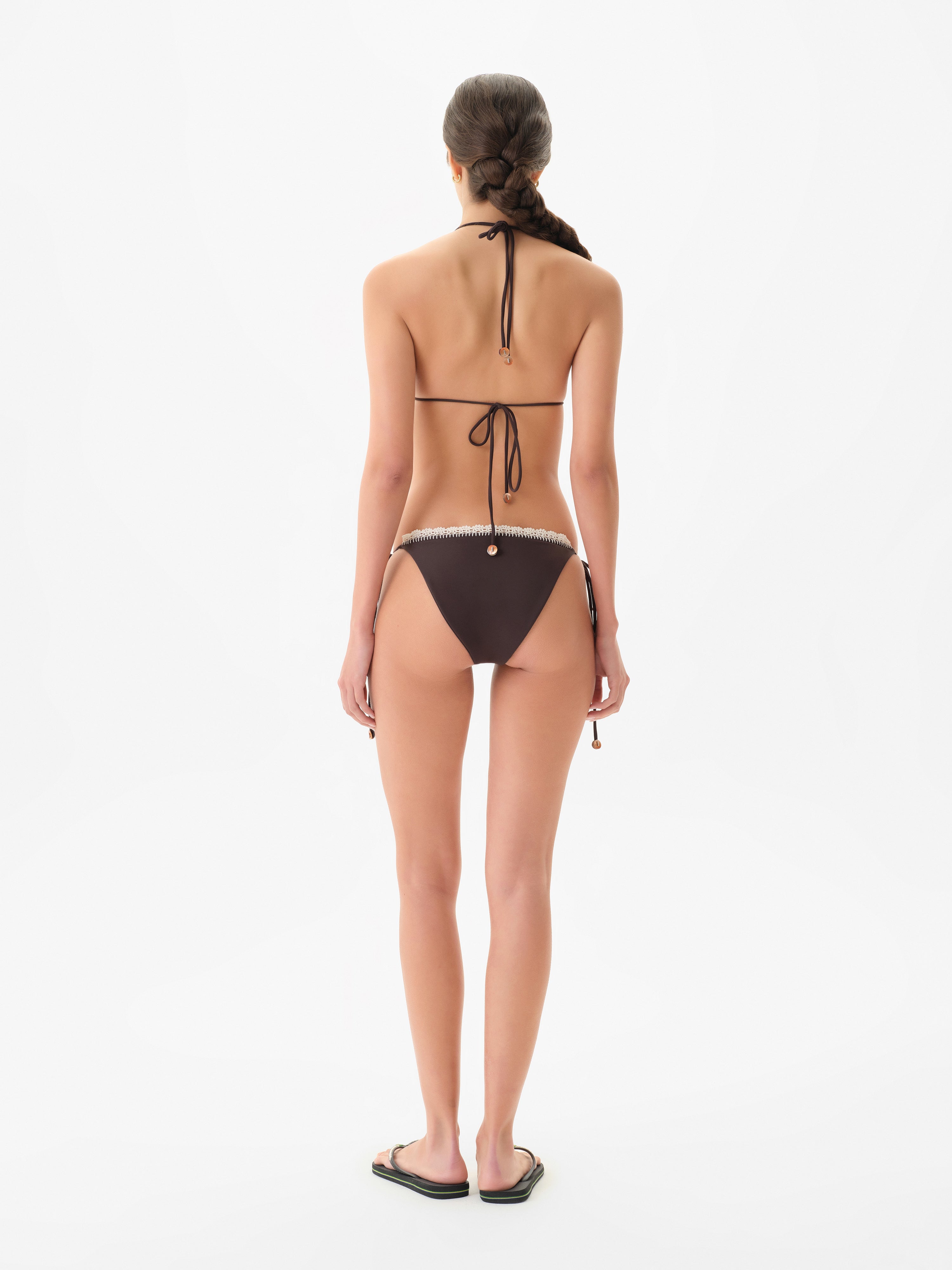 ROM - Crochet detailed low-rise bikini briefs