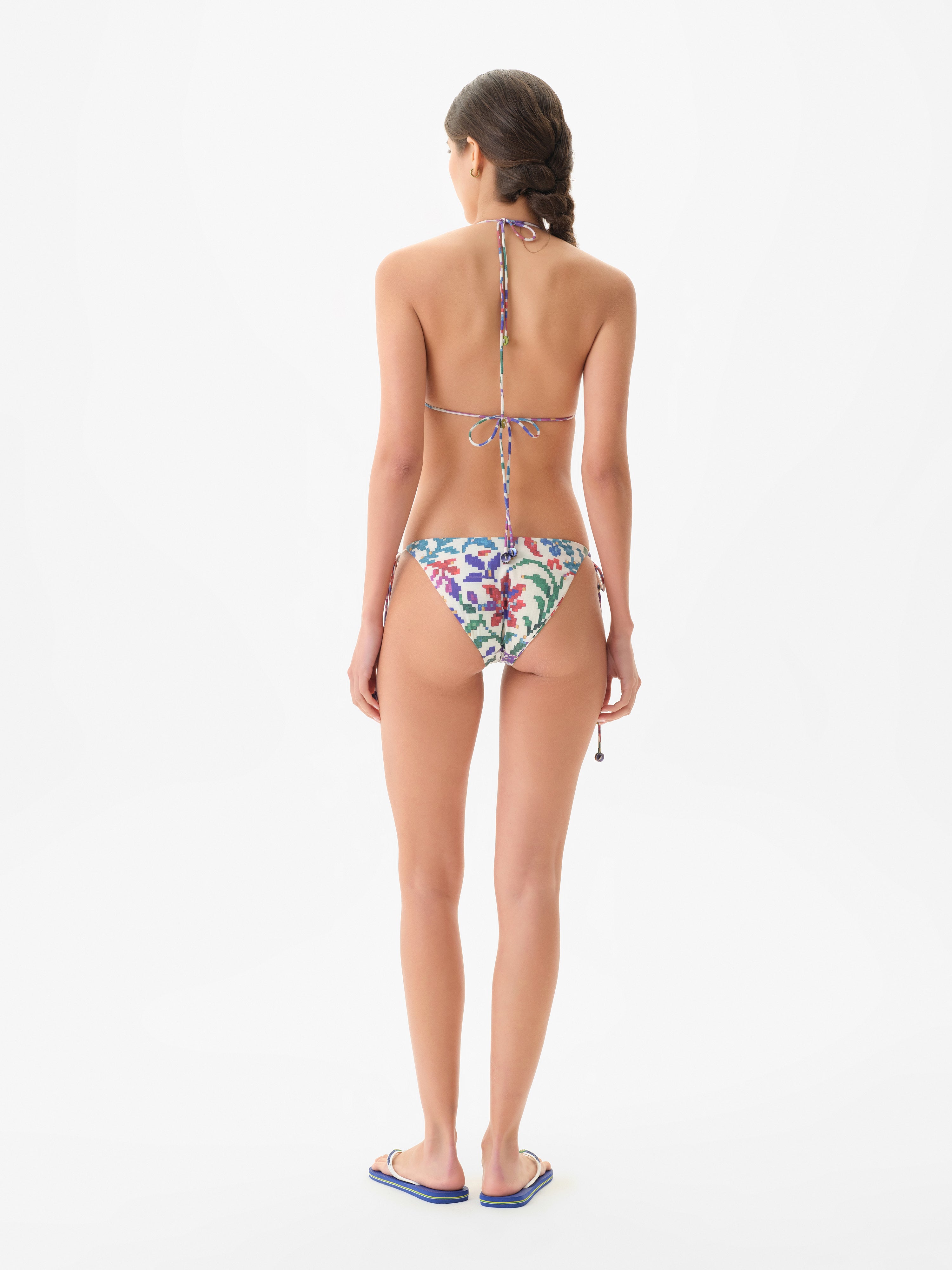 ROM - Tie-detailed low-rise bikini briefs