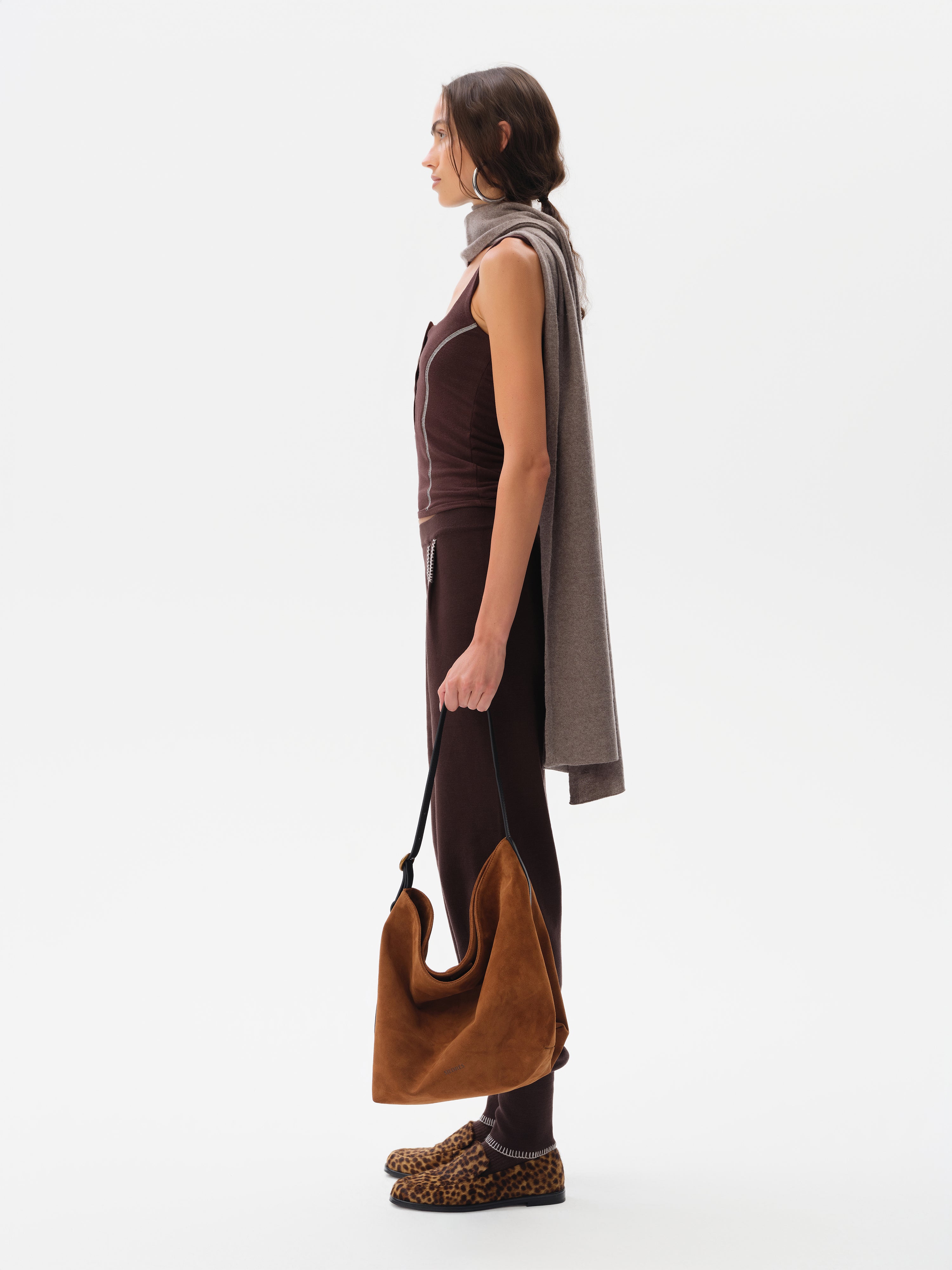 MIRA - Tank top with blanket-stitching